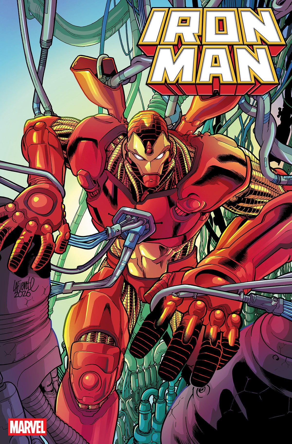 IRON MAN #10 DAVID LAFUENTE VARIANT (Pre-Order by 09/14/26 | Est. In-Store: 10/14/26 | Ships after release)