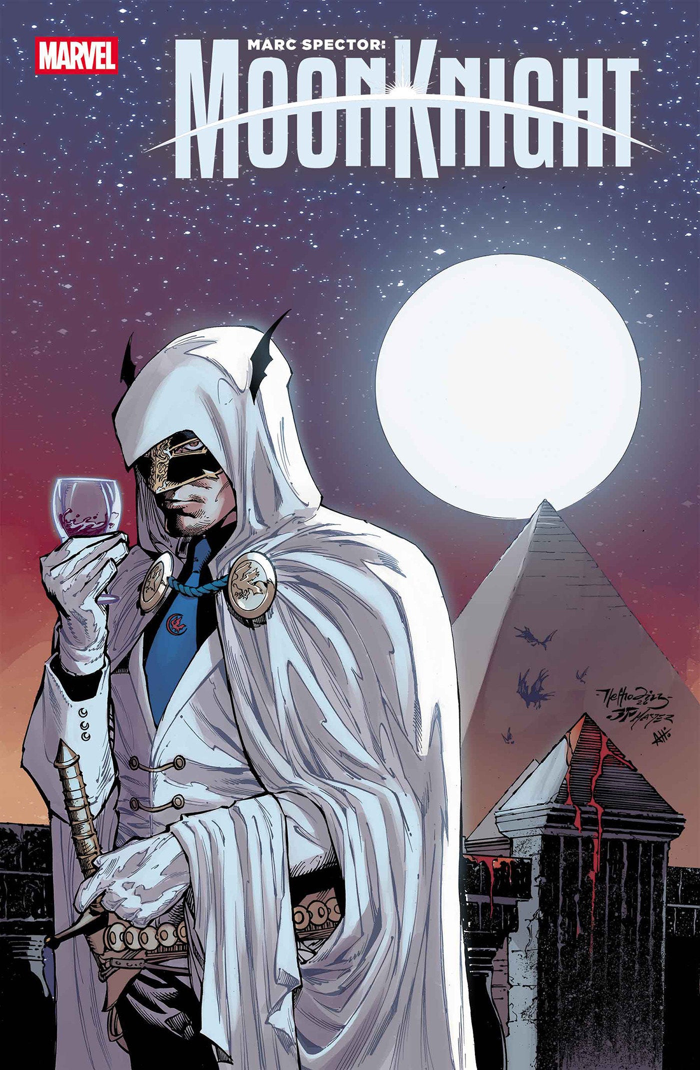 MARC SPECTOR: MOON KNIGHT #6 NETHO DIAZ HELLFIRE COSTUME SWAP VARIANT (Pre-Order by 06/22/26 | Est. In-Store: 07/22/26 | Ships after release)