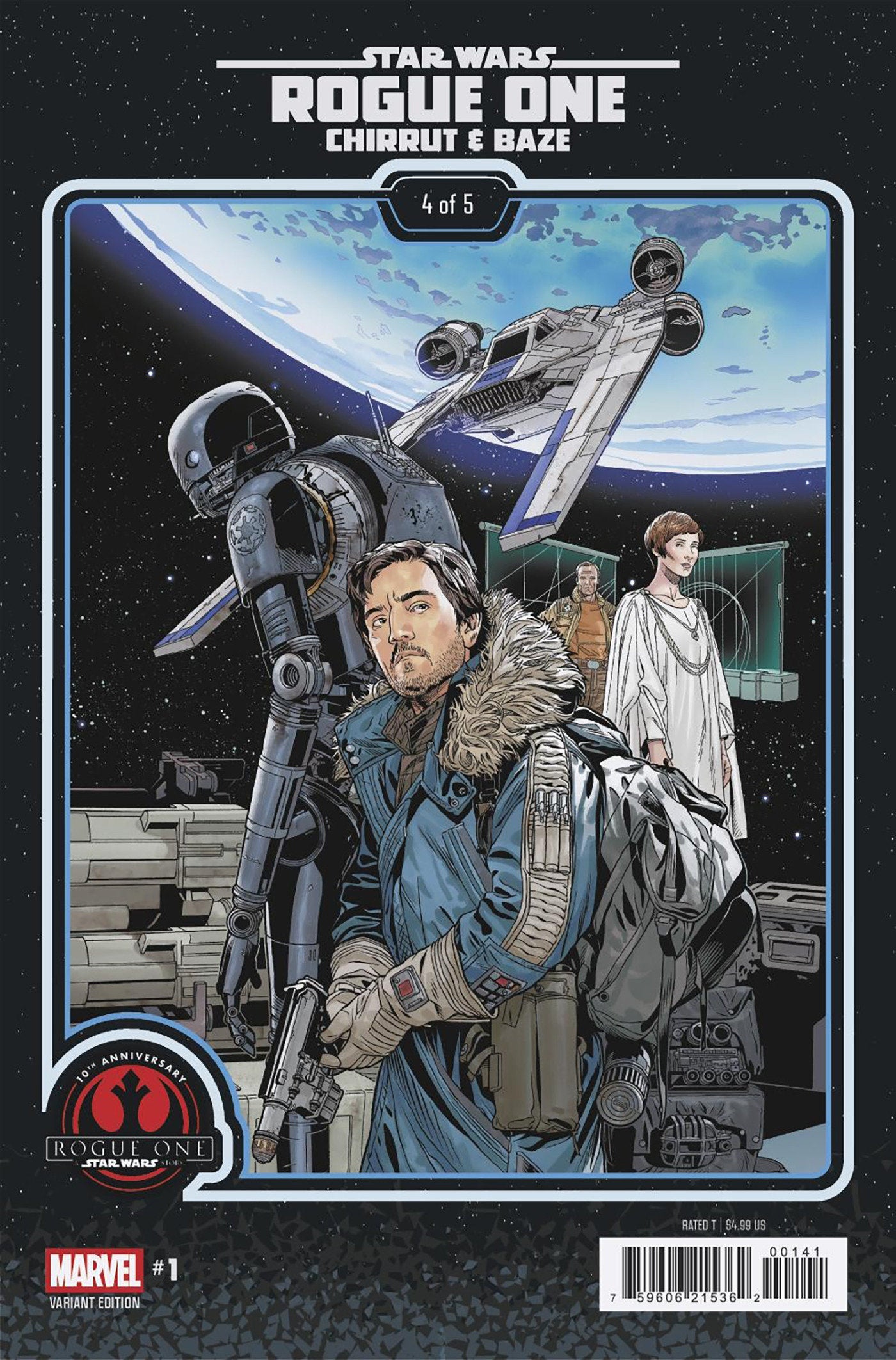 STAR WARS: ROGUE ONE - CHIRRUT & BAZE #1 CHRIS SPROUSE ROGUE ONE 10TH ANNIVERSARY VARIANT (Pre-Order by 09/14/26 | Est. In-Store: 10/14/26 | Ships after release)