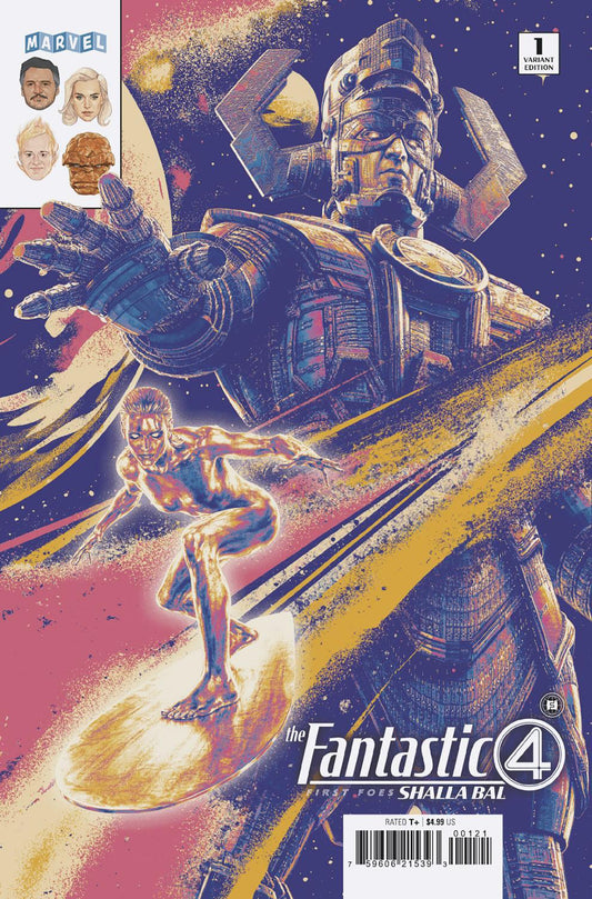 FANTASTIC FOUR: FIRST FOES - SHALLA BAL #1 MARVEL STUDIOS VARIANT (Order By 06/08/26) (Estimated In Store By 07/08/26) (THIS ITEM IS A PRE-ORDER AND YOU WILL NOT RECEIVE IT UNTIL AFTER THE IN STORE DATE)