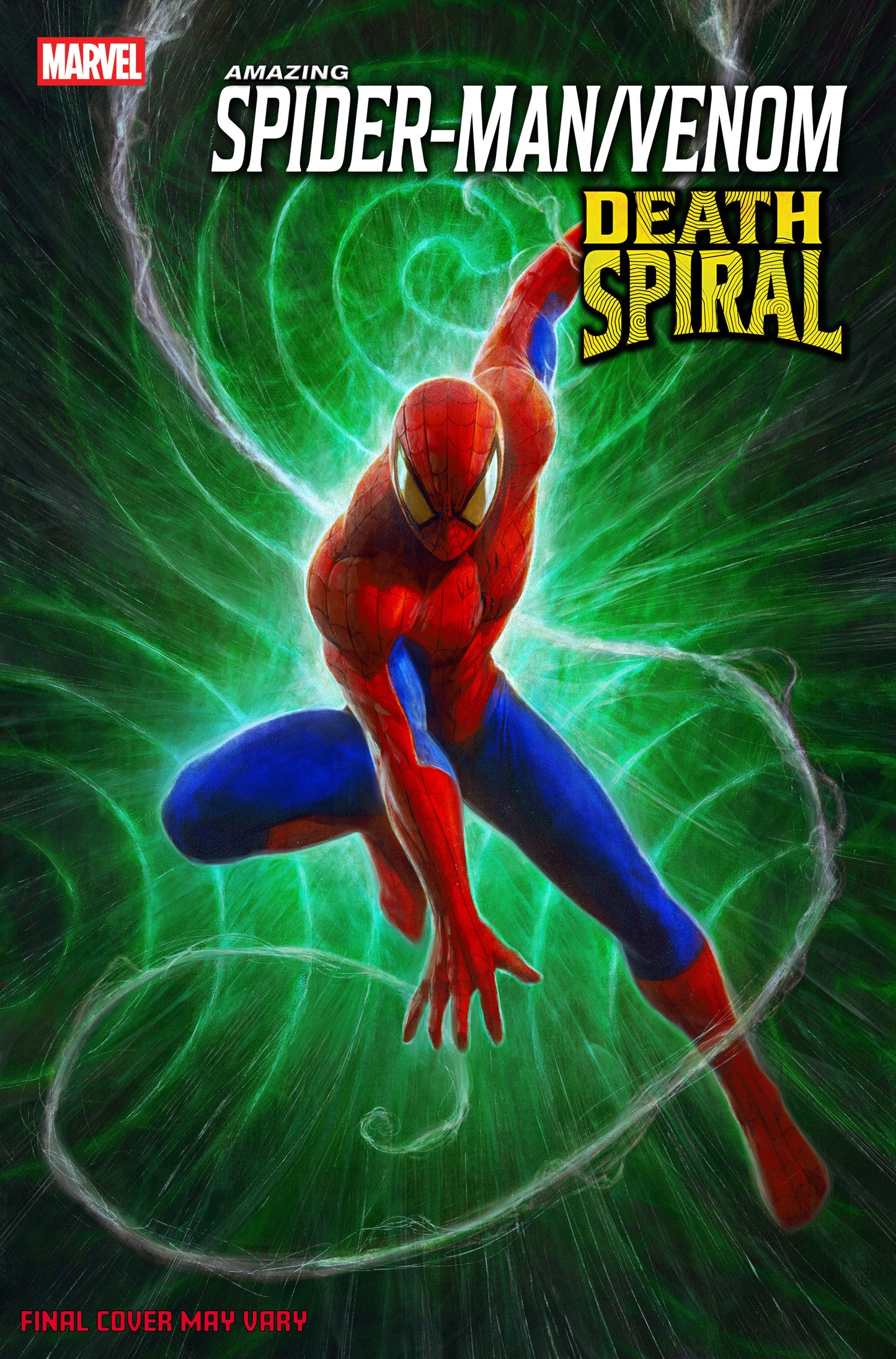 AMAZING SPIDER-MAN/VENOM: DEATH SPIRAL #1 DAVE RAPOZA SPIDER-MAN VARIANT [DS] (Order By 01/26/26) (Estimated In Store By 02/25/26)