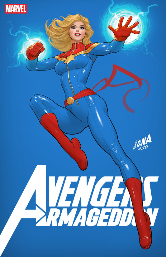 AVENGERS: ARMAGEDDON #2 DAVID NAKAYAMA COLOR BLOCK BLUE VARIANT (Pre-Order by 06/15/26 | Est. In-Store: 07/15/26 | Ships after release)