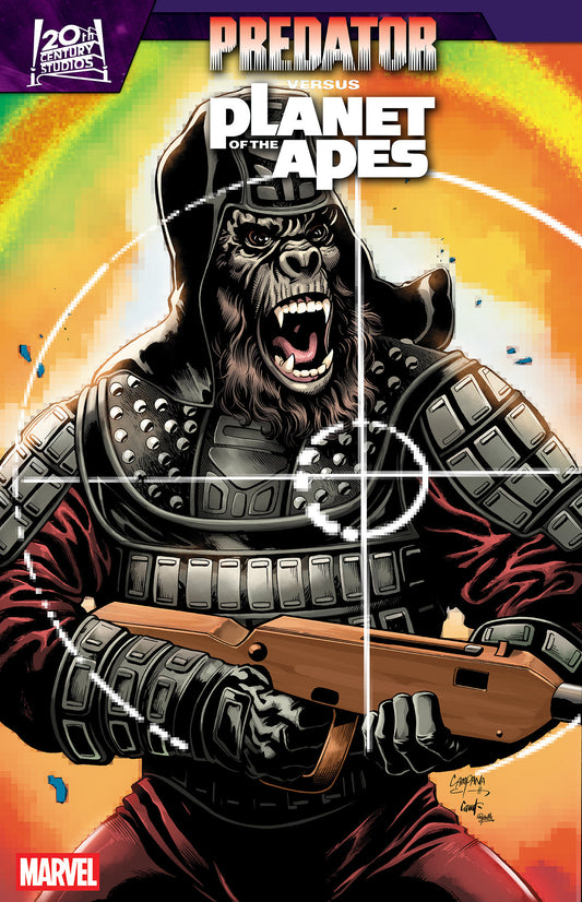 PREDATOR VS. THE PLANET OF THE APES #2 CHRIS CAMPANA MOVIE POSTER HOMAGE VARIANT (Pre-Order by 07/27/26 | Est. In-Store: 08/26/26 | Ships after release)