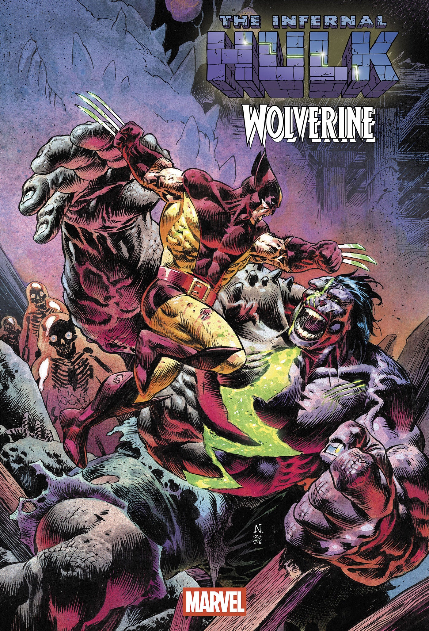 INFERNAL HULK VS. WOLVERINE #1 (Pre-Order by 08/24/26 | Est. In-Store: 09/23/26 | Ships after release)