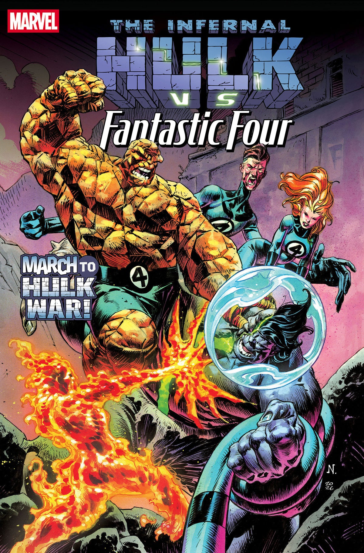 INFERNAL HULK VS. FANTASTIC FOUR #1 (Pre-Order by 09/14/26 | Est. In-Store: 10/14/26 | Ships after release)