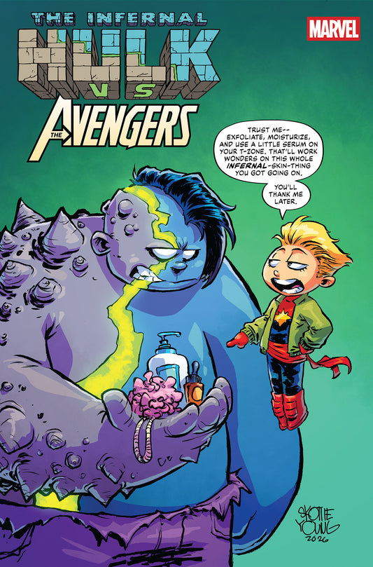 INFERNAL HULK VS. AVENGERS #1 COVER B SKOTTIE YOUNG VARIANT (Pre-Order by 10/26/26 | Est. In-Store: 12/02/26 | Ships after release)
