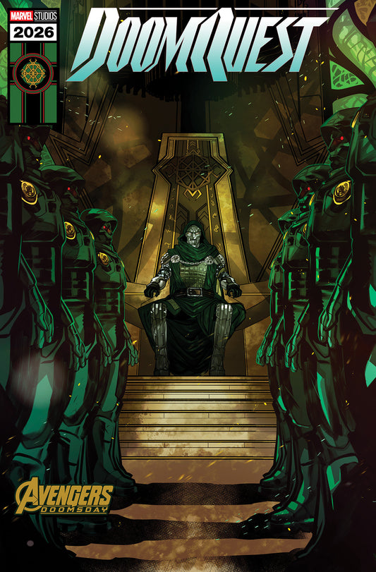 DOOMQUEST #6 COVER D GUILHERME BALBI MARVEL STUDIOS DOOMSDAY VARIANT (Pre-Order by 10/26/26 | Est. In-Store: 12/02/26 | Ships after release)