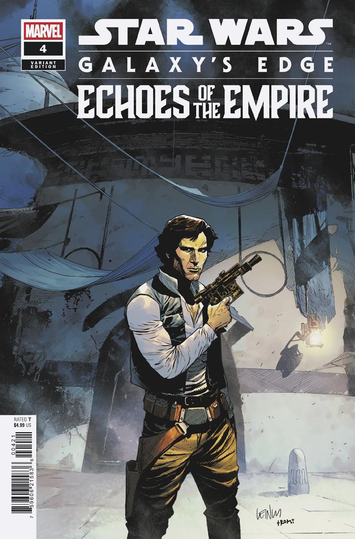 STAR WARS: GALAXY'S EDGE - ECHOES OF THE EMPIRE #4 LEINIL YU HAN SOLO VARIANT (Pre-Order by 06/15/26 | Est. In-Store: 07/15/26 | Ships after release)