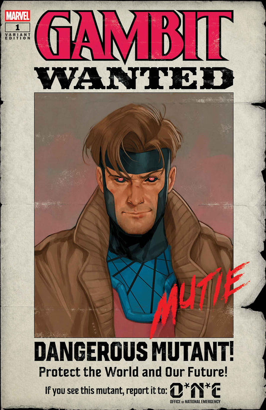 GAMBIT: WANTED #1 PHIL NOTO WANTED VARIANT B (Order By 06/08/26) (Estimated In Store By 07/22/26) (THIS ITEM IS A PRE-ORDER AND YOU WILL NOT RECEIVE IT UNTIL AFTER THE IN STORE DATE)