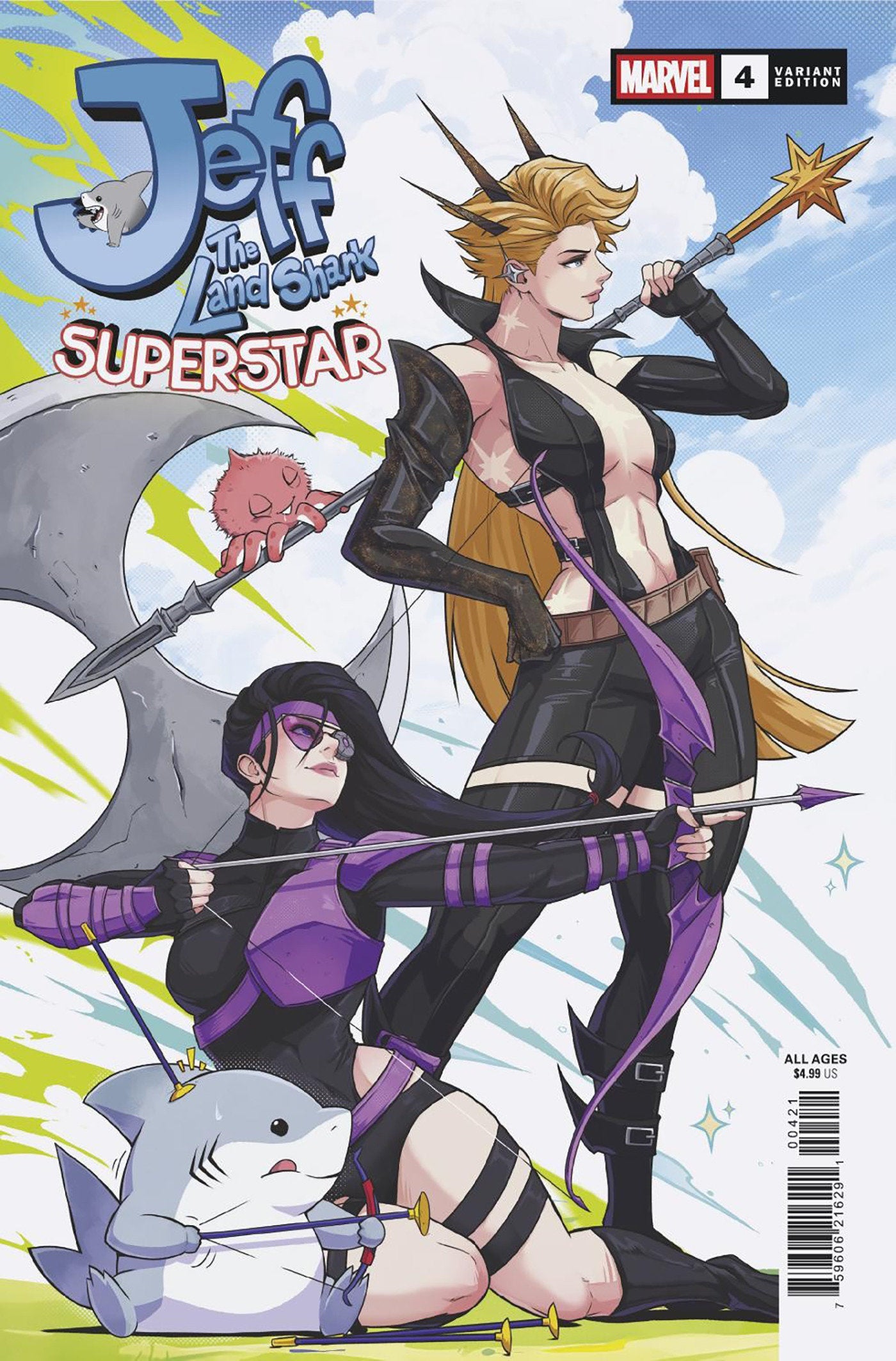 JEFF THE LAND SHARK: SUPERSTAR #4 JHONY CABALLERO VARIANT (Pre-Order by 09/21/26 | Est. In-Store: 10/21/26 | Ships after release)