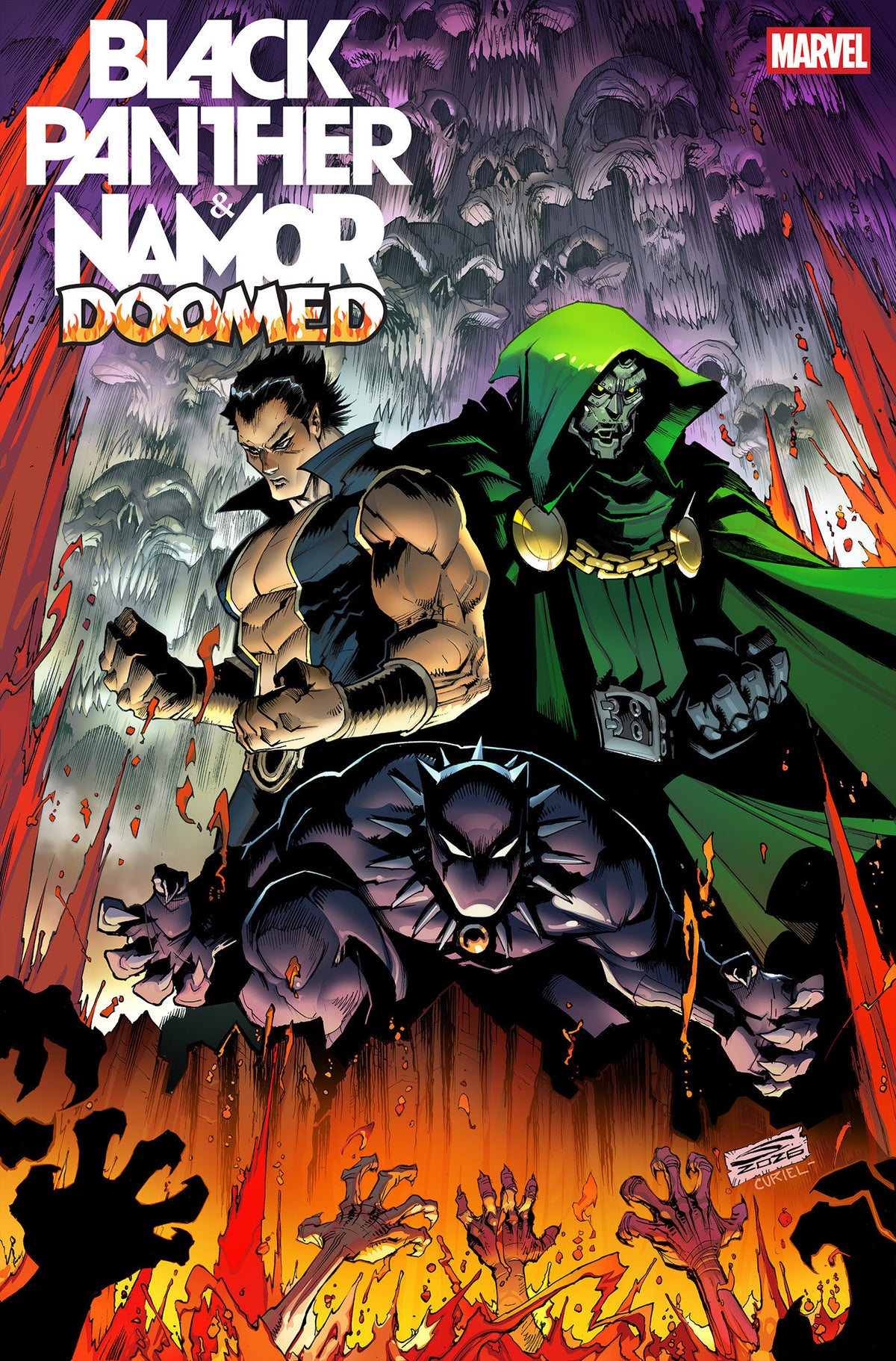 BLACK PANTHER/NAMOR: DOOMED #3 GERARDO SANDOVAL VARIANT (Pre-Order by 10/12/26 | Est. In-Store: 11/18/26 | Ships after release)