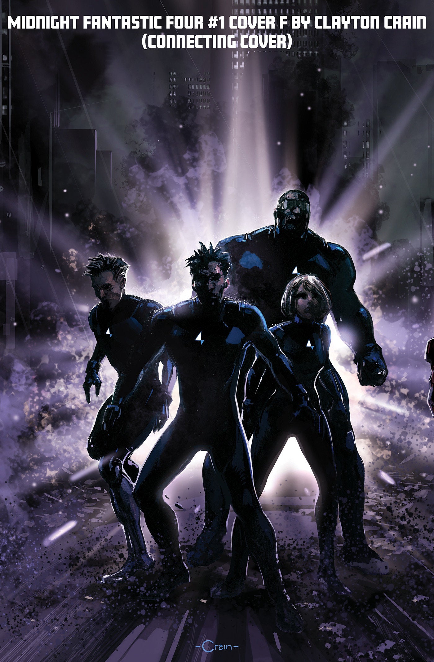 MIDNIGHT FANTASTIC FOUR #1 COVER F CLAYTON CRAIN 3-PART CONNECTING VARIANT (Pre-Order by 08/31/26 | Est. In-Store: 10/07/26 | Ships after release)