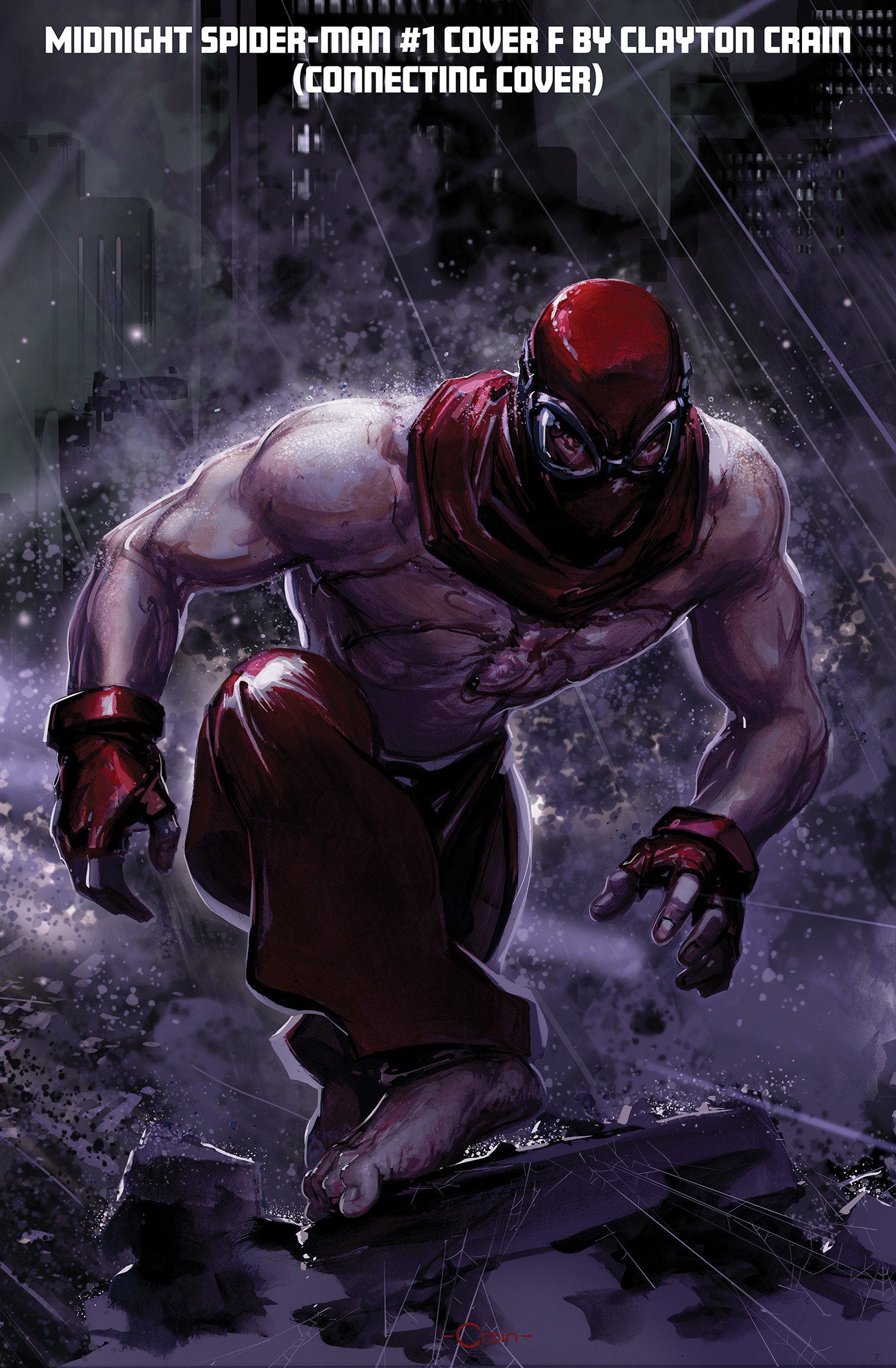 MIDNIGHT SPIDER-MAN #1 COVER F CLAYTON CRAIN 3-PART CONNECTING VARIANT (Pre-Order by 08/31/26 | Est. In-Store: 10/07/26 | Ships after release)