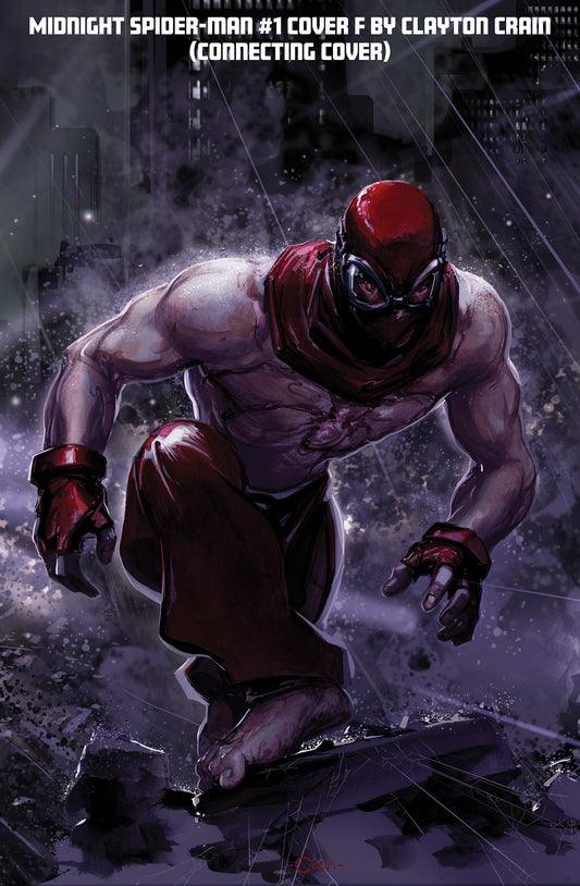 MIDNIGHT SPIDER-MAN #1 COVER F CLAYTON CRAIN 3-PART CONNECTING VARIANT (Pre-Order by 08/31/26 | Est. In-Store: 10/07/26 | Ships after release)