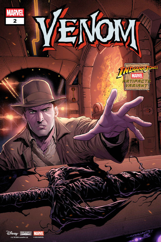 VENOM #2 IBAN COELLO INDIANA JONES MARVEL ARTIFACT VARIANT (Pre-Order by 10/19/26 | Est. In-Store: 11/25/26 | Ships after release)