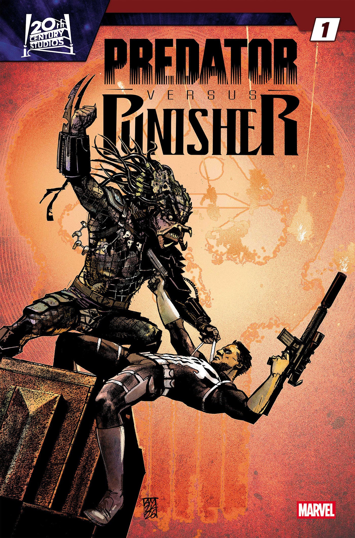 PREDATOR VS. PUNISHER #1 COVER D ALEX MALEEV VARIANT (Pre-Order by 09/21/26 | Est. In-Store: 11/11/26 | Ships after release)