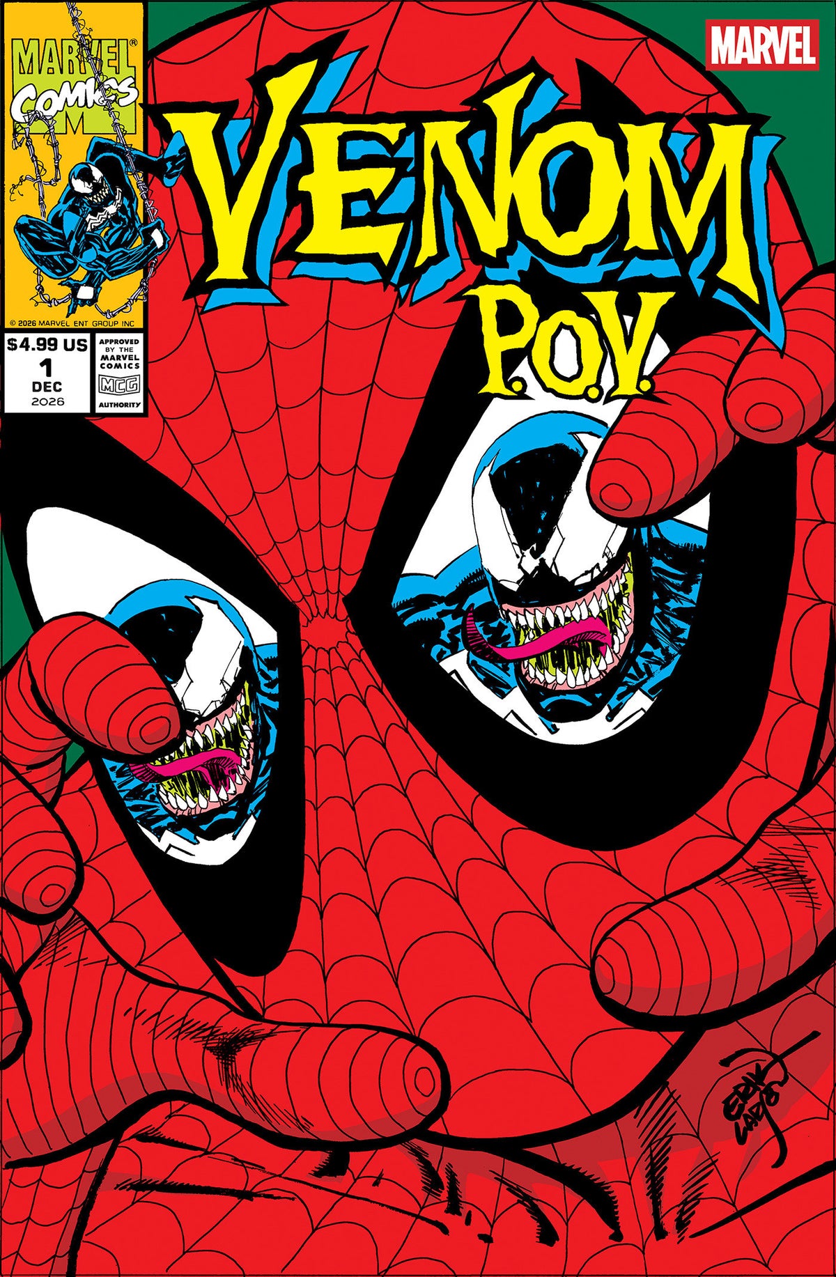 VENOM: POV #1 COVER D ERIK LARSEN VARIANT (Pre-Order by 10/26/26 | Est. In-Store: 12/02/26 | Ships after release)