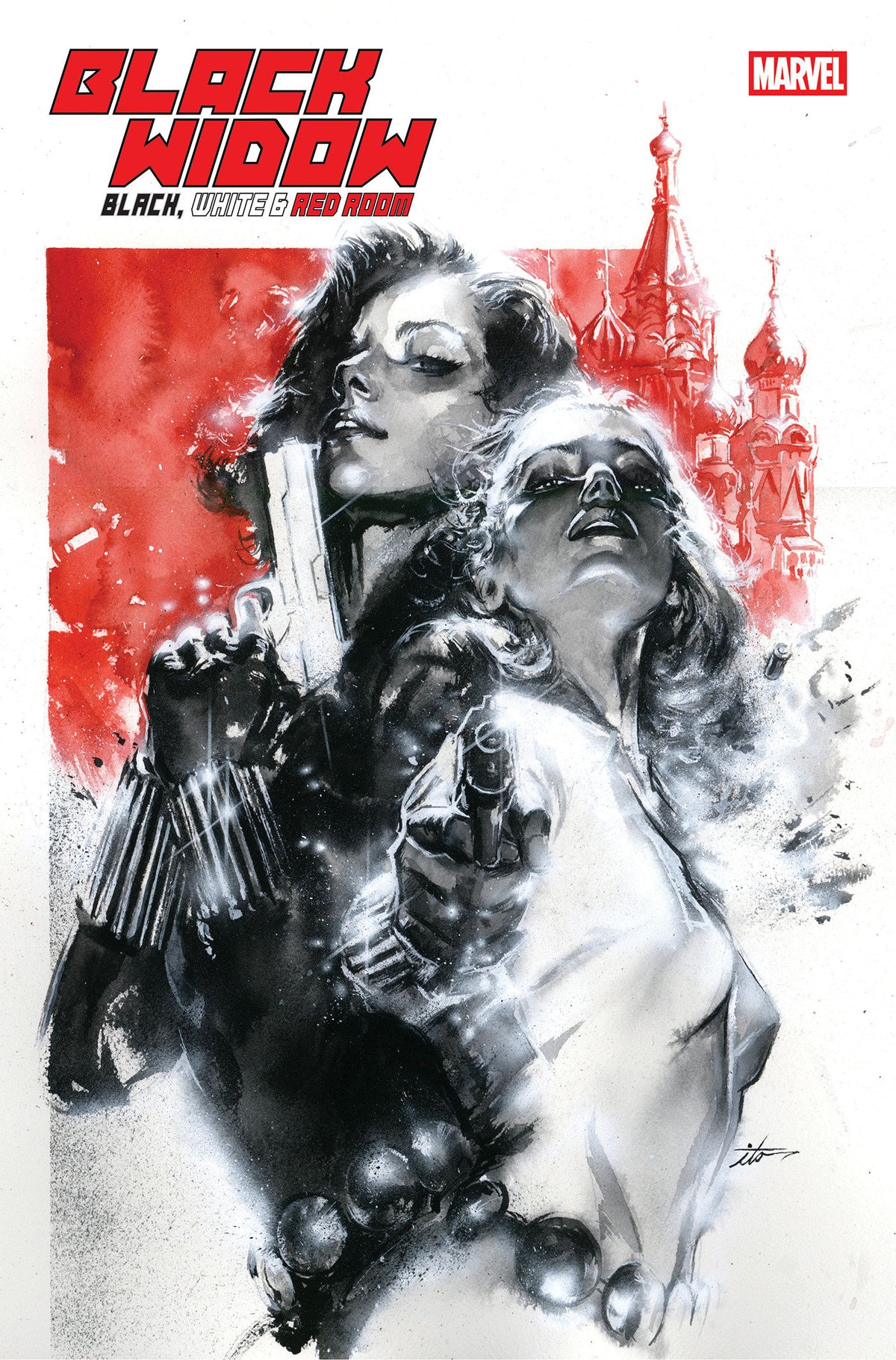 BLACK WIDOW: BLACK, WHITE & RED ROOM #1 COVER A (Pre-Order by 11/09/26 | Est. In-Store: 12/16/26 | Ships after release)