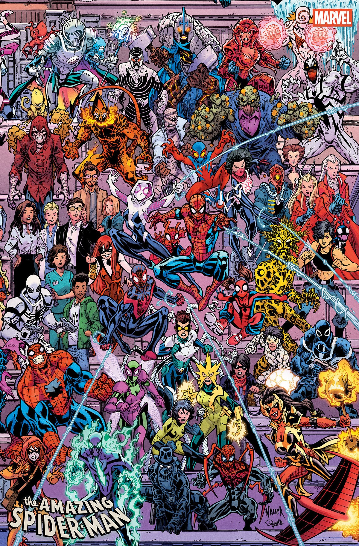 AMAZING SPIDER-MAN #1003 TODD NAUCK 4-PART CONNECTING LEGACY VARIANT (Pre-Order by 10/05/26 | Est. In-Store: 11/11/26 | Ships after release)