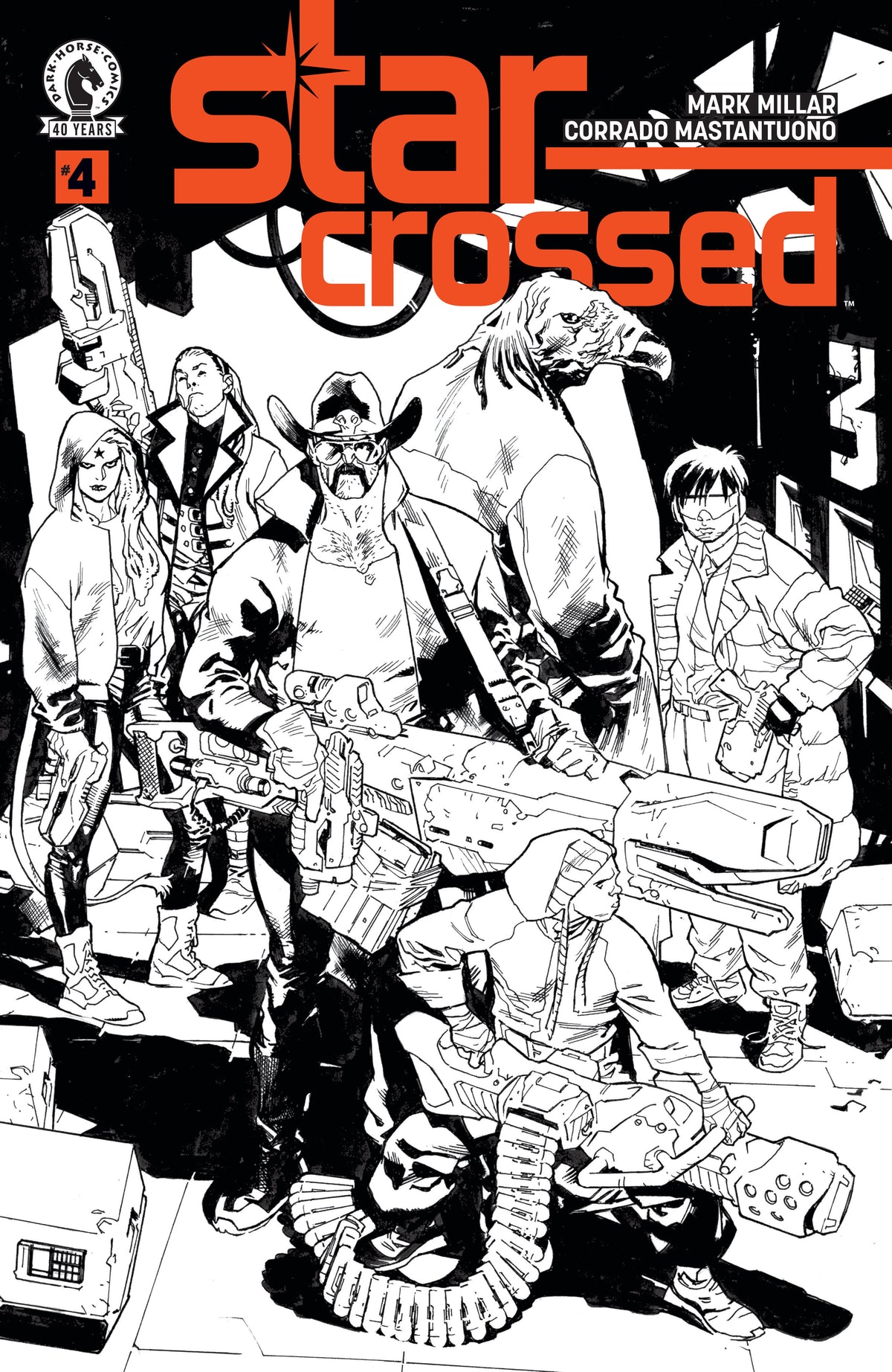 Star-Crossed #4 (CVR B) (B&W) (Stuart Immonen) (Pre-Order by 10/19/26 | Est. In-Store: 12/09/26 | Ships after release)
