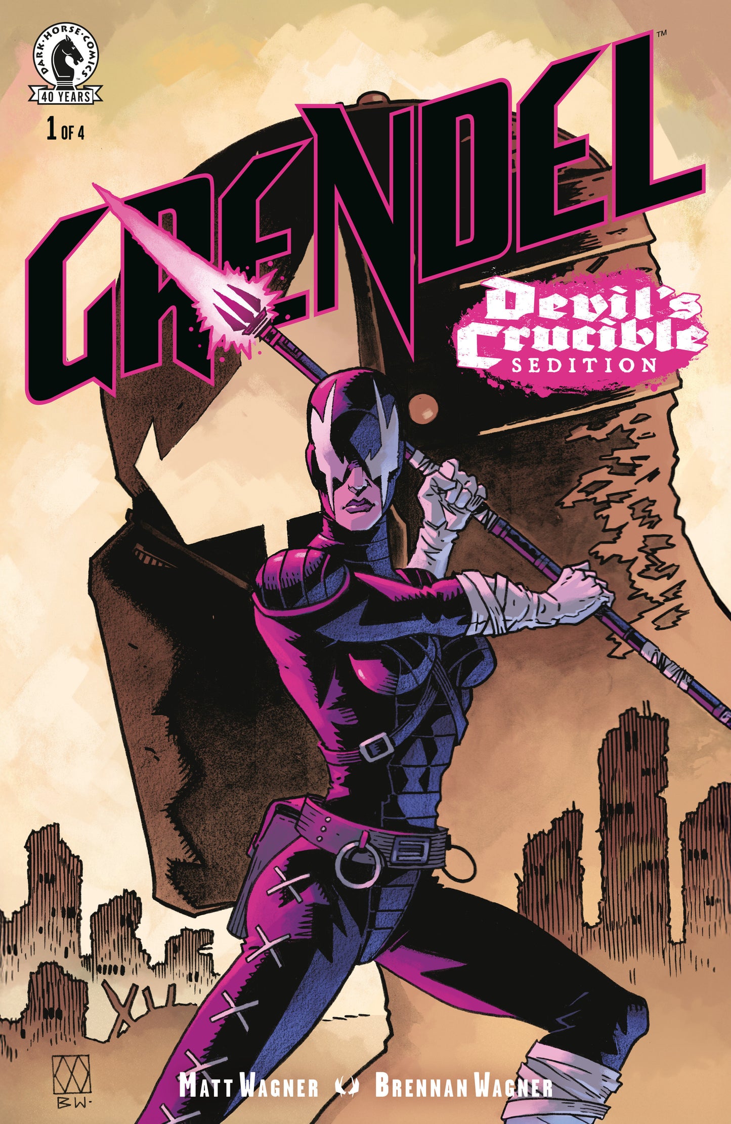 Grendel: Devil's Crucible--Sedition #1 (CVR A) (Matt Wagner) (Order By 06/08/26) (Estimated In Store By 07/15/26) (THIS ITEM IS A PRE-ORDER AND YOU WILL NOT RECEIVE IT UNTIL AFTER THE IN STORE DATE)