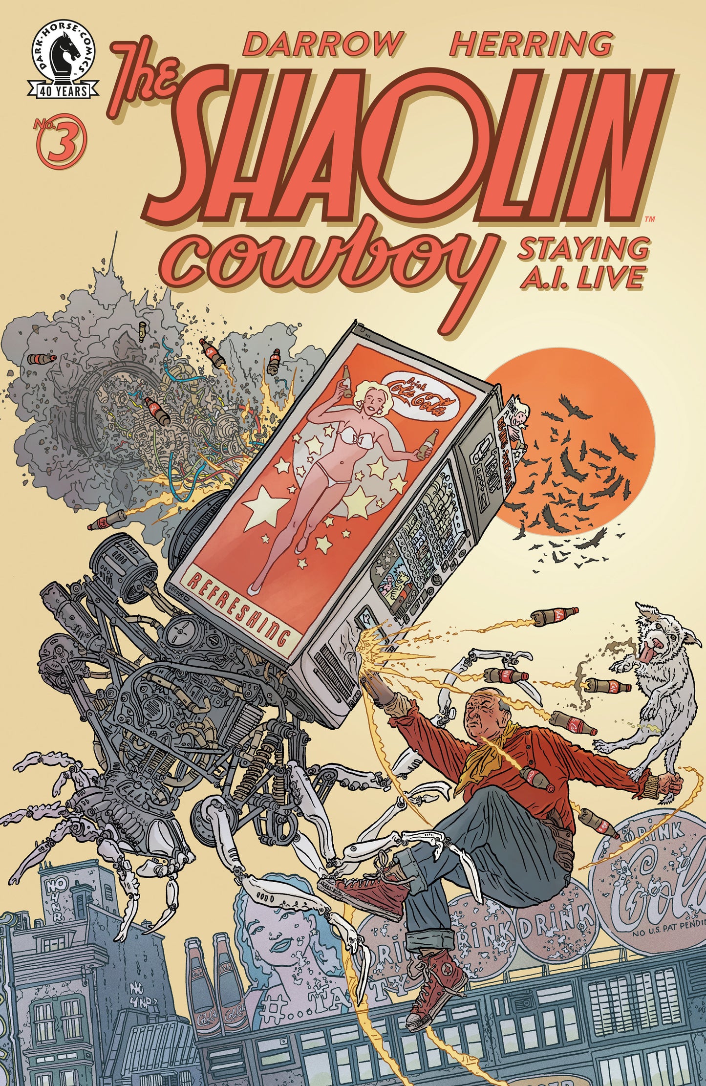 Shaolin Cowboy: Staying A.I.Live #3 (CVR A) (Geof Darrow) (Pre-Order by 08/17/26 | Est. In-Store: 09/16/26 | Ships after release)