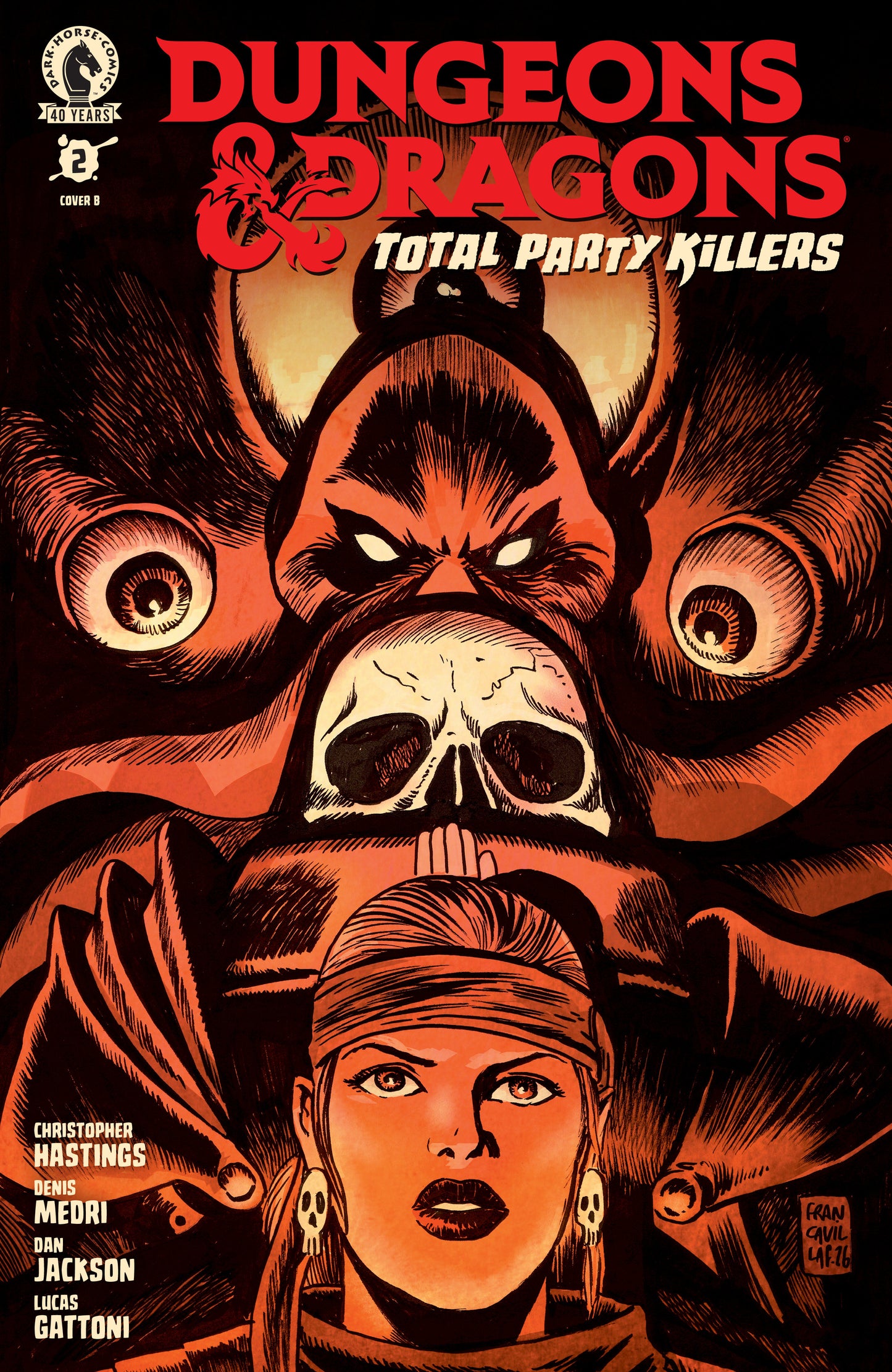 Dungeons & Dragons: Total Party Killers #2 (CVR B) (Francesco Francavilla)) (Pre-Order by 07/27/26 | Est. In-Store: 09/02/26 | Ships after release)