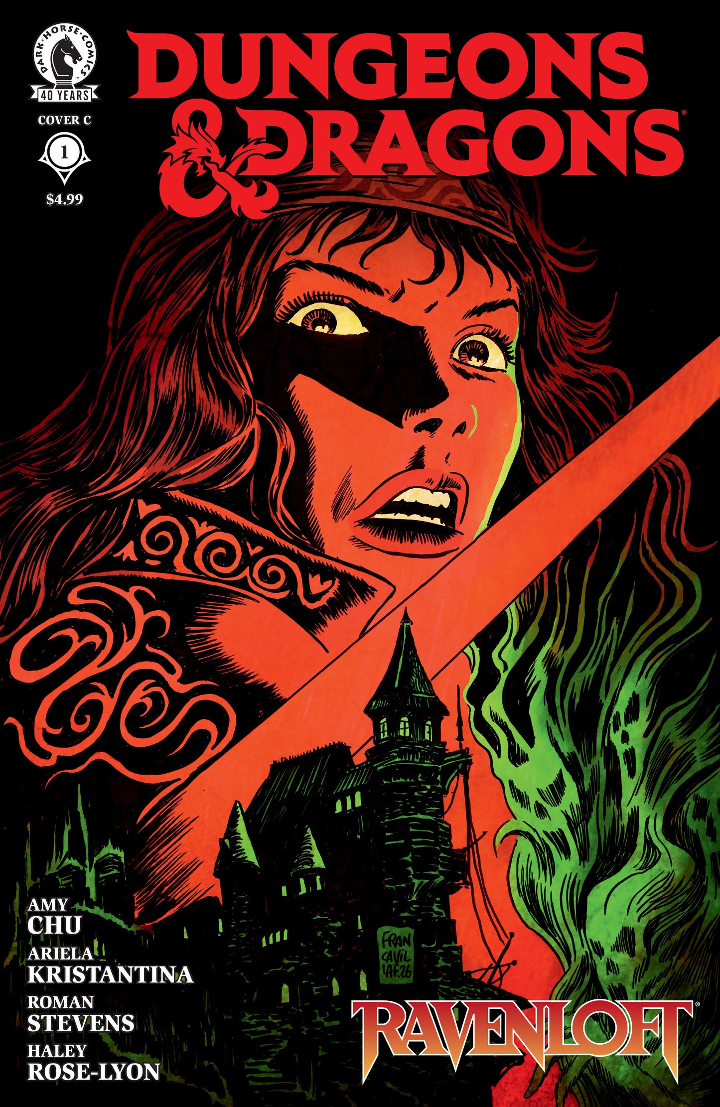Dungeons & Dragons: Ravenloft #1 (CVR C) (Francesco Francavilla) (Pre-Order by 08/10/26 | Est. In-Store: 09/16/26 | Ships after release)