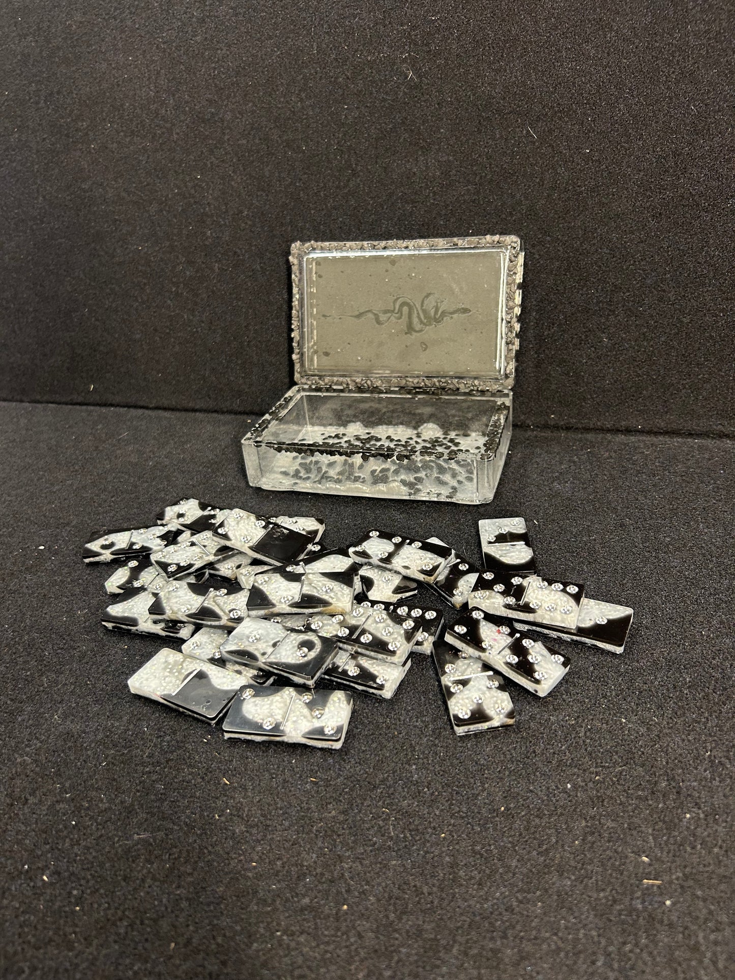 Black White Snake Jewelry Box