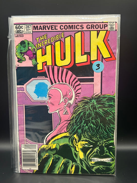 #287N Incredible Hulk (1962 Marvel 1st Series)