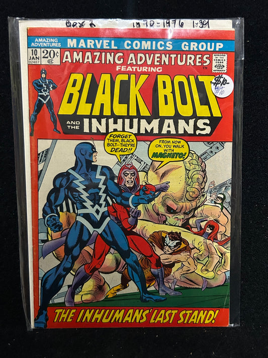 Amazing Adventures #10 – Black Bolt and the Inhumans (Jan 1972)
