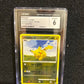 Pikachu Pokemon CGC 6  (2008) Majestic Dawn - 70/100 Reverse Holo