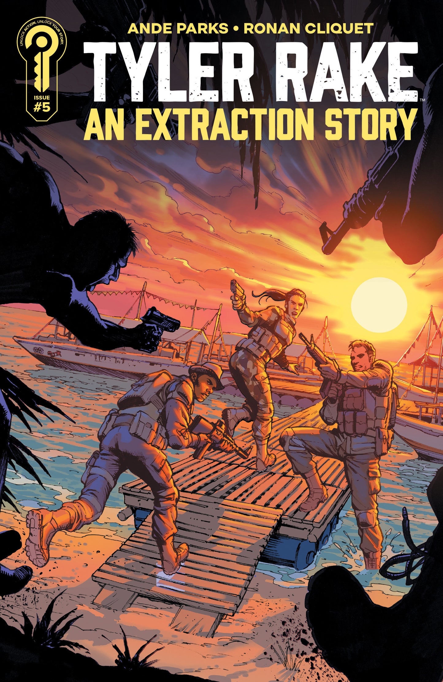 Tyler Rake: An Extraction Story #5 Cover B Marco Santucci (Pre-Order by 08/10/26 | Est. In-Store: 09/16/26 | Ships after release)