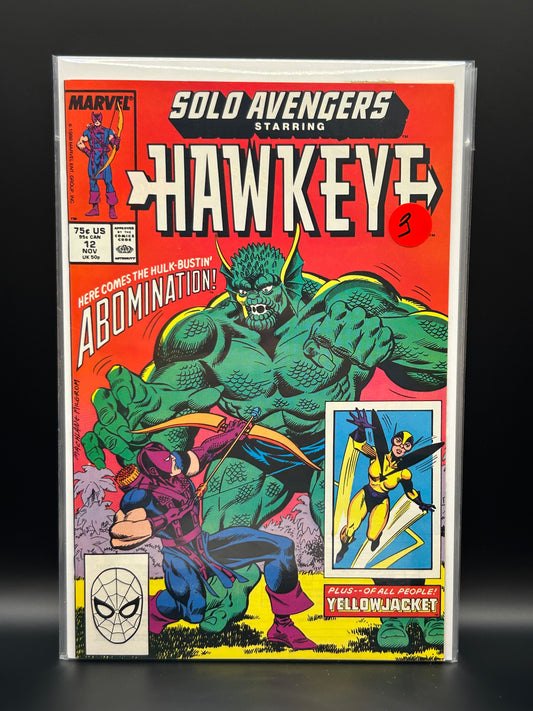 #12D Solo Avengers (1987 Marvel)