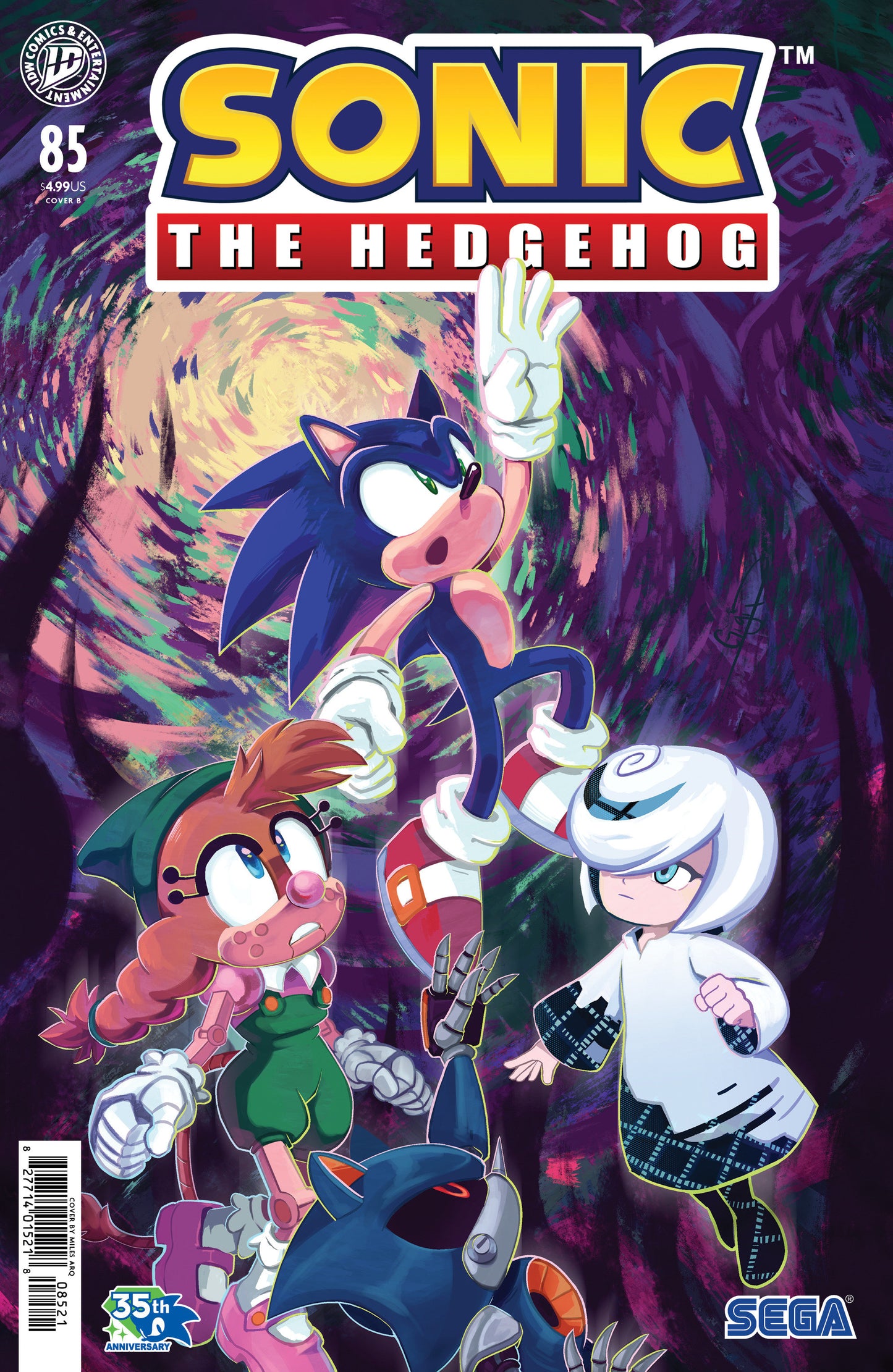 Sonic the Hedgehog #85 Variant B (Dutreix) (Order By 02/02/26) (Estimated In Store By 03/11/26)