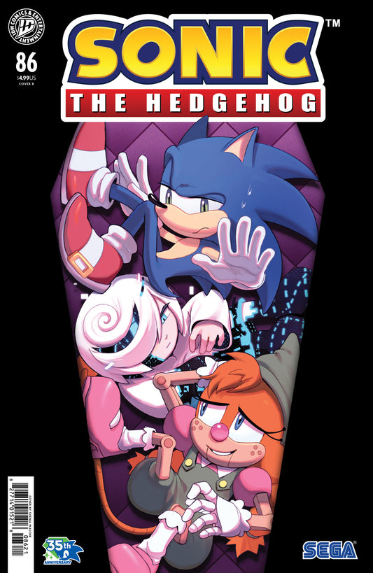 Sonic the Hedgehog #86 Variant B (Waschk) (Order By 03/02/26) (Estimated In Store By 04/08/26)