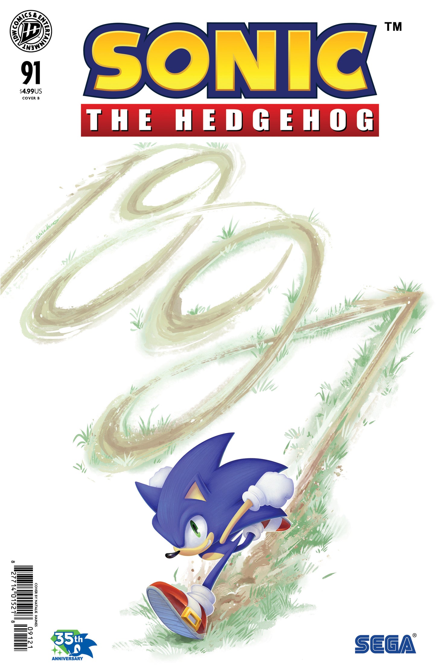 Sonic the Hedgehog #91 Variant B (Haines) (Pre-Order by 09/21/26 | Est. In-Store: 10/28/26 | Ships after release)