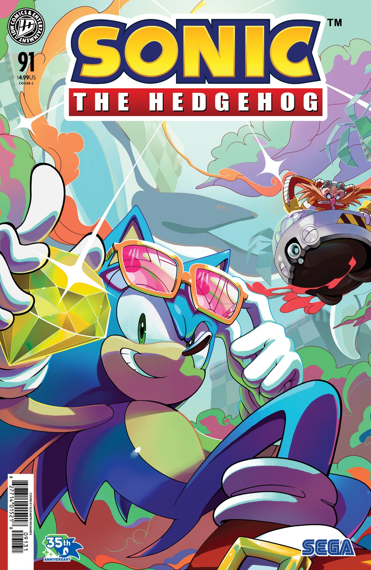 Sonic the Hedgehog #91 Variant C (Richards) (Pre-Order by 09/21/26 | Est. In-Store: 10/28/26 | Ships after release)