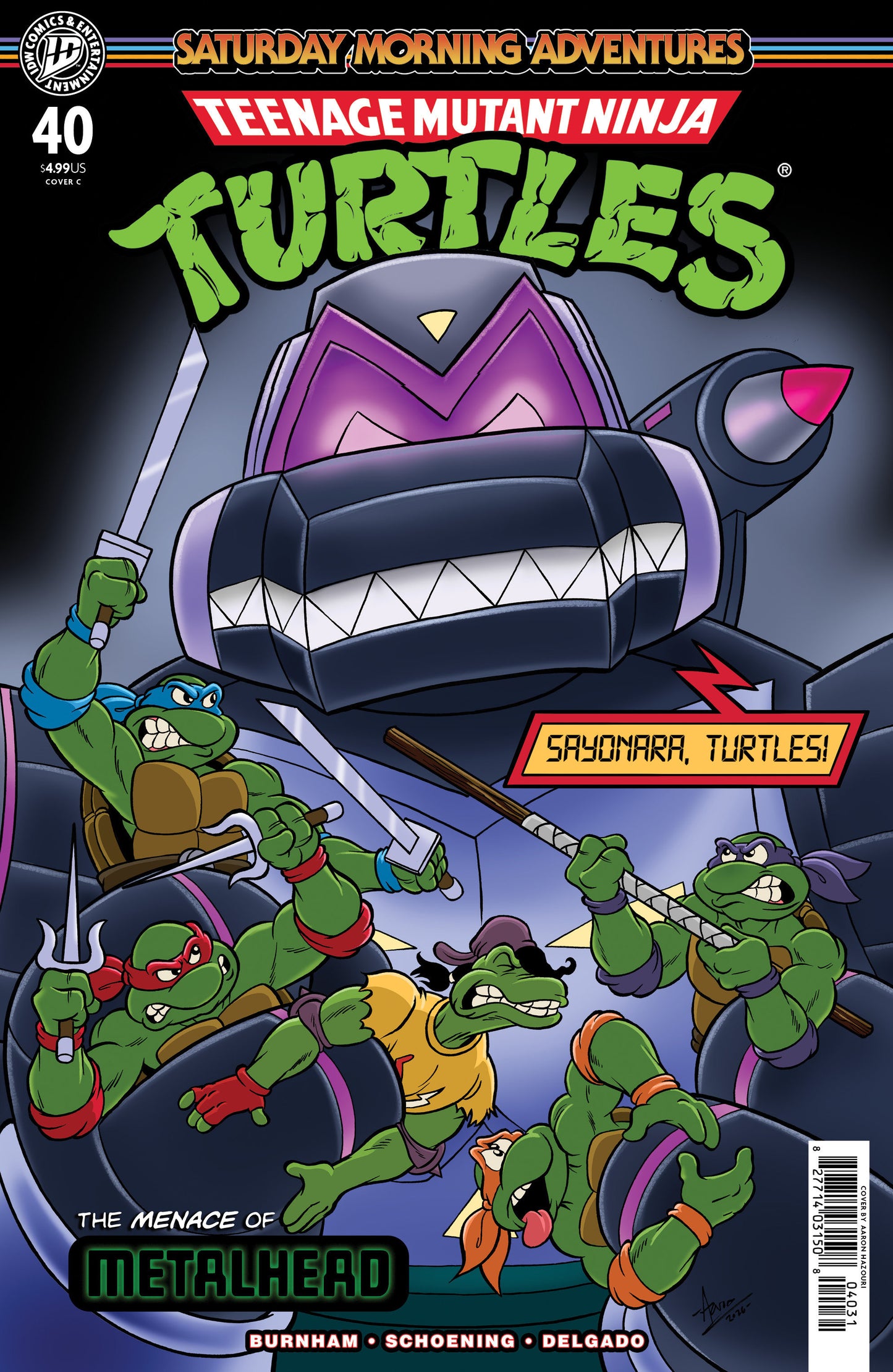 Teenage Mutant Ninja Turtles: Saturday Morning Adventures #40 Variant C (Hazouri) (Pre-Order by 07/20/26 | Est. In-Store: 08/26/26 | Ships after release)