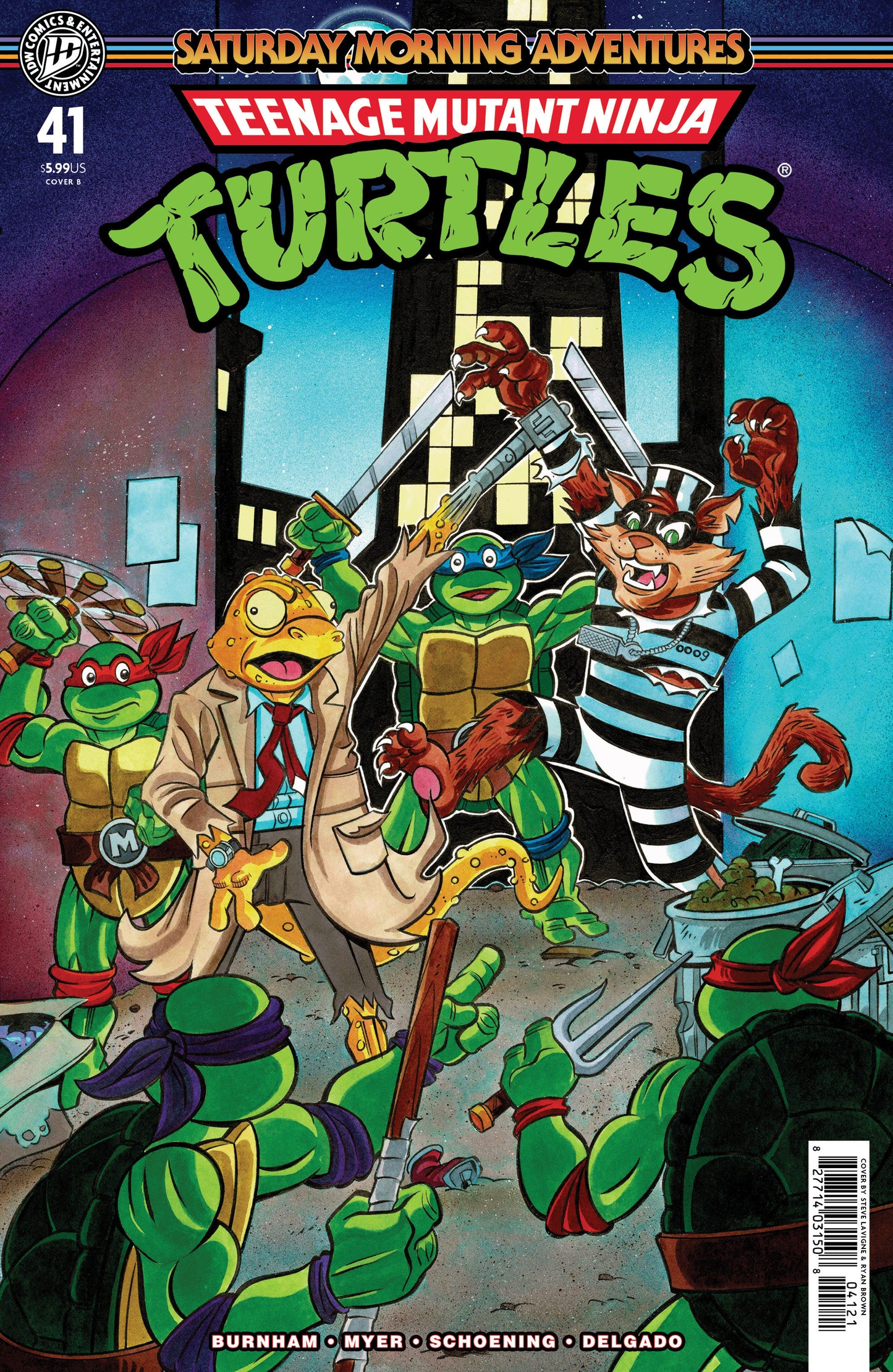 Teenage Mutant Ninja Turtles: Saturday Morning Adventures #41 Variant B (Lavigne) (Pre-Order by 08/17/26 | Est. In-Store: 09/23/26 | Ships after release)
