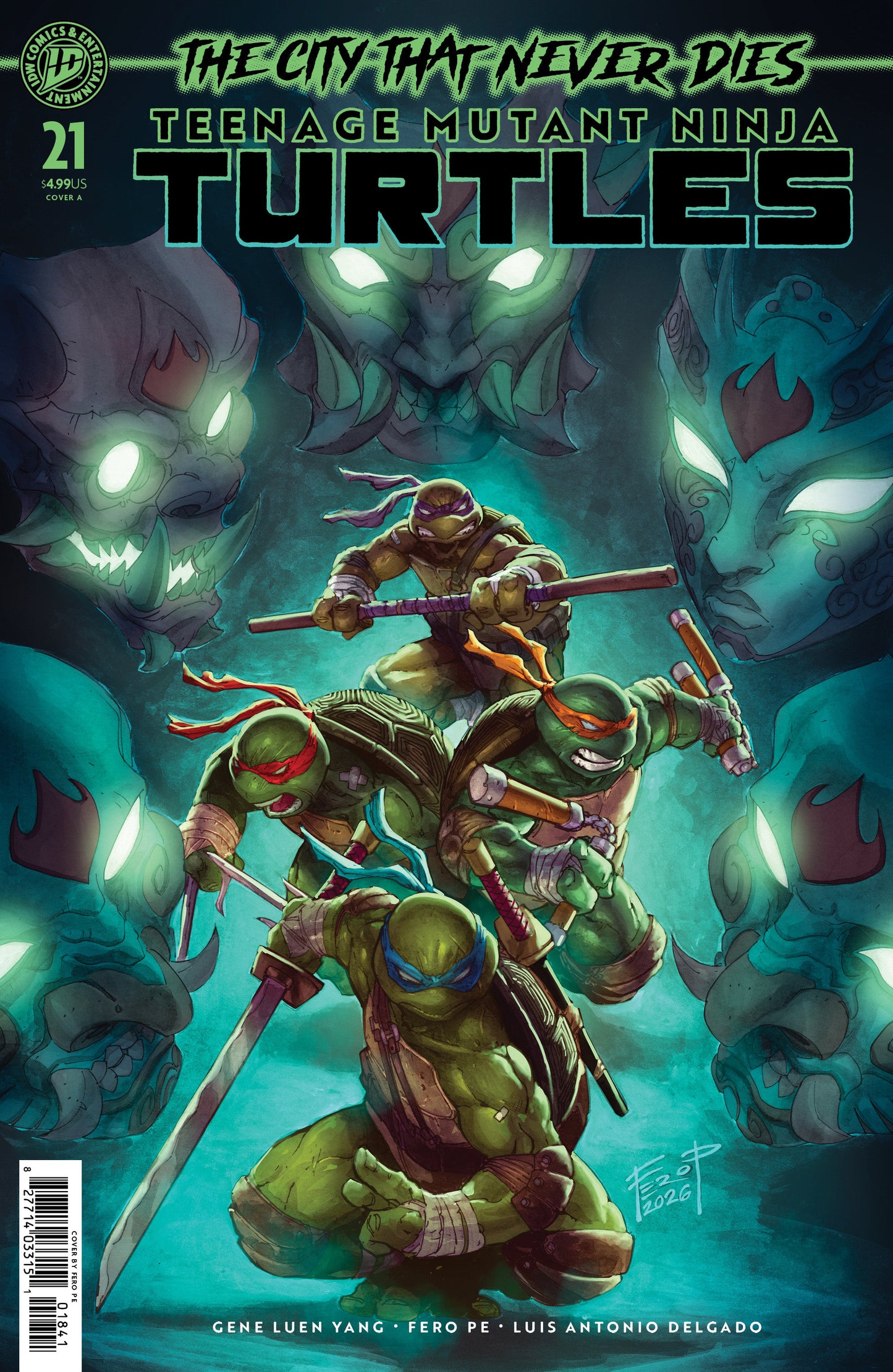 Teenage Mutant Ninja Turtles #21 Cover A (Pe) (Pre-Order by 07/13/26 | Est. In-Store: 08/19/26 | Ships after release)