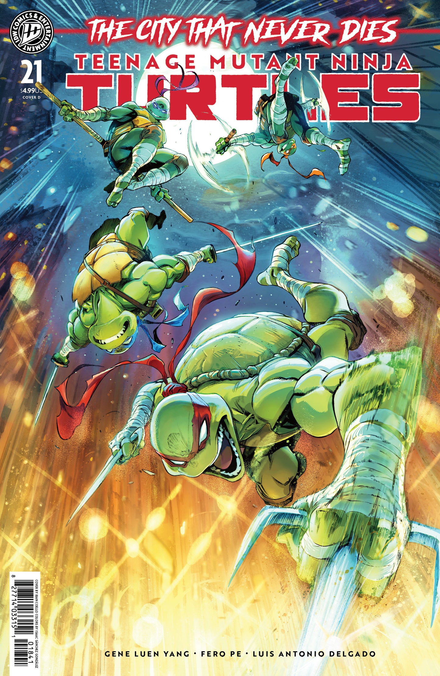 Teenage Mutant Ninja Turtles #21 Variant D (Coello) (Pre-Order by 07/13/26 | Est. In-Store: 08/19/26 | Ships after release)