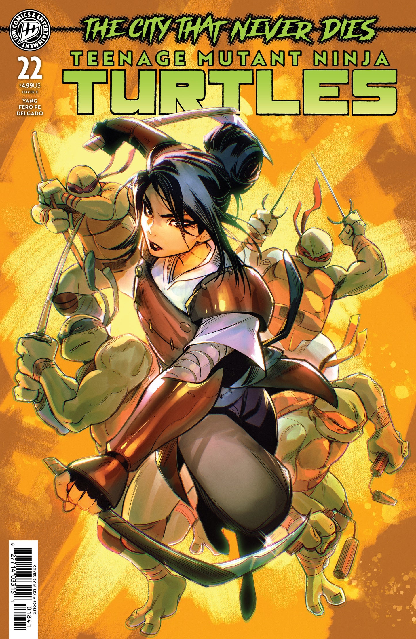 Teenage Mutant Ninja Turtles #22 Variant E (Andolfo) (Pre-Order by 08/10/26 | Est. In-Store: 09/16/26 | Ships after release)