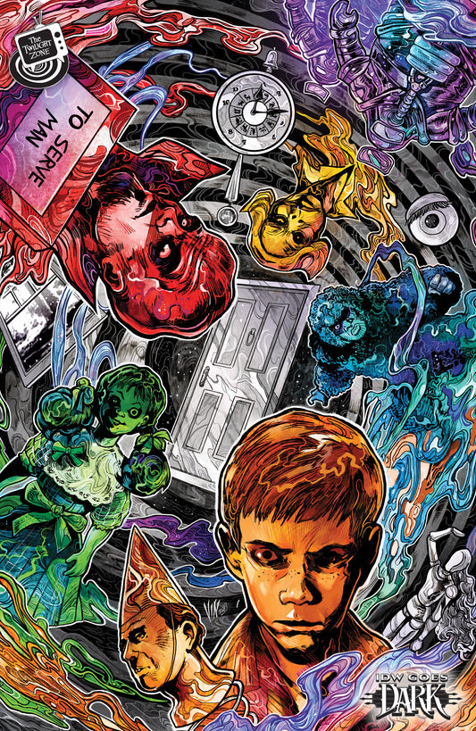 The Twilight Zone #11 Variant C (Riccardi IDW Goes Dark Variant) (Pre-Order by 09/14/26 | Est. In-Store: 10/21/26 | Ships after release)