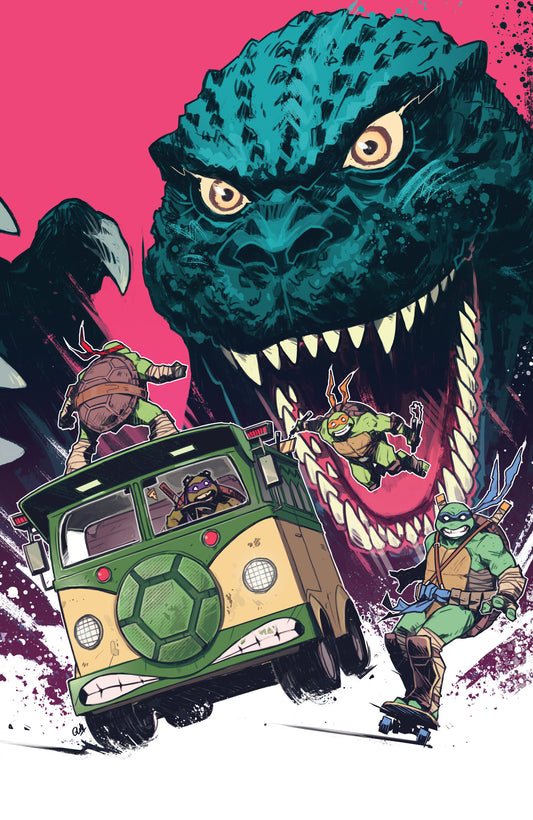Teenage Mutant Ninja Turtles x Godzilla #3 Variant RI (25) (Wijngaard Full Art) (Order By 12/15/2025) (Estimated In Store By 02/04/2026)