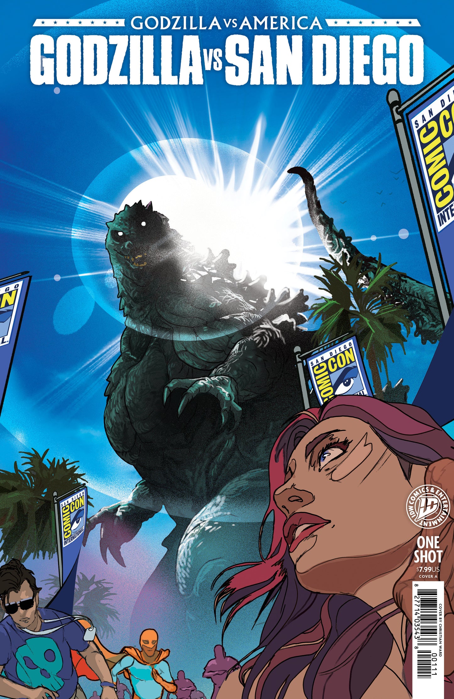 Godzilla Vs. America: San Diego Cover A (Ward) (Pre-Order by 06/15/26 | Est. In-Store: 07/22/26 | Ships after release)