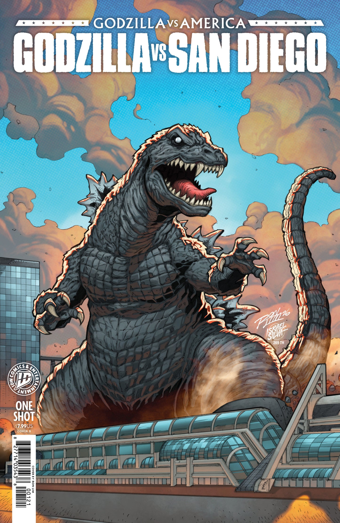 Godzilla Vs. America: San Diego Variant B (Lim) (Pre-Order by 06/15/26 | Est. In-Store: 07/22/26 | Ships after release)
