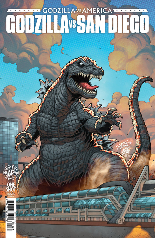 Godzilla Vs. America: San Diego Variant B (Lim) (Pre-Order by 06/15/26 | Est. In-Store: 07/22/26 | Ships after release)