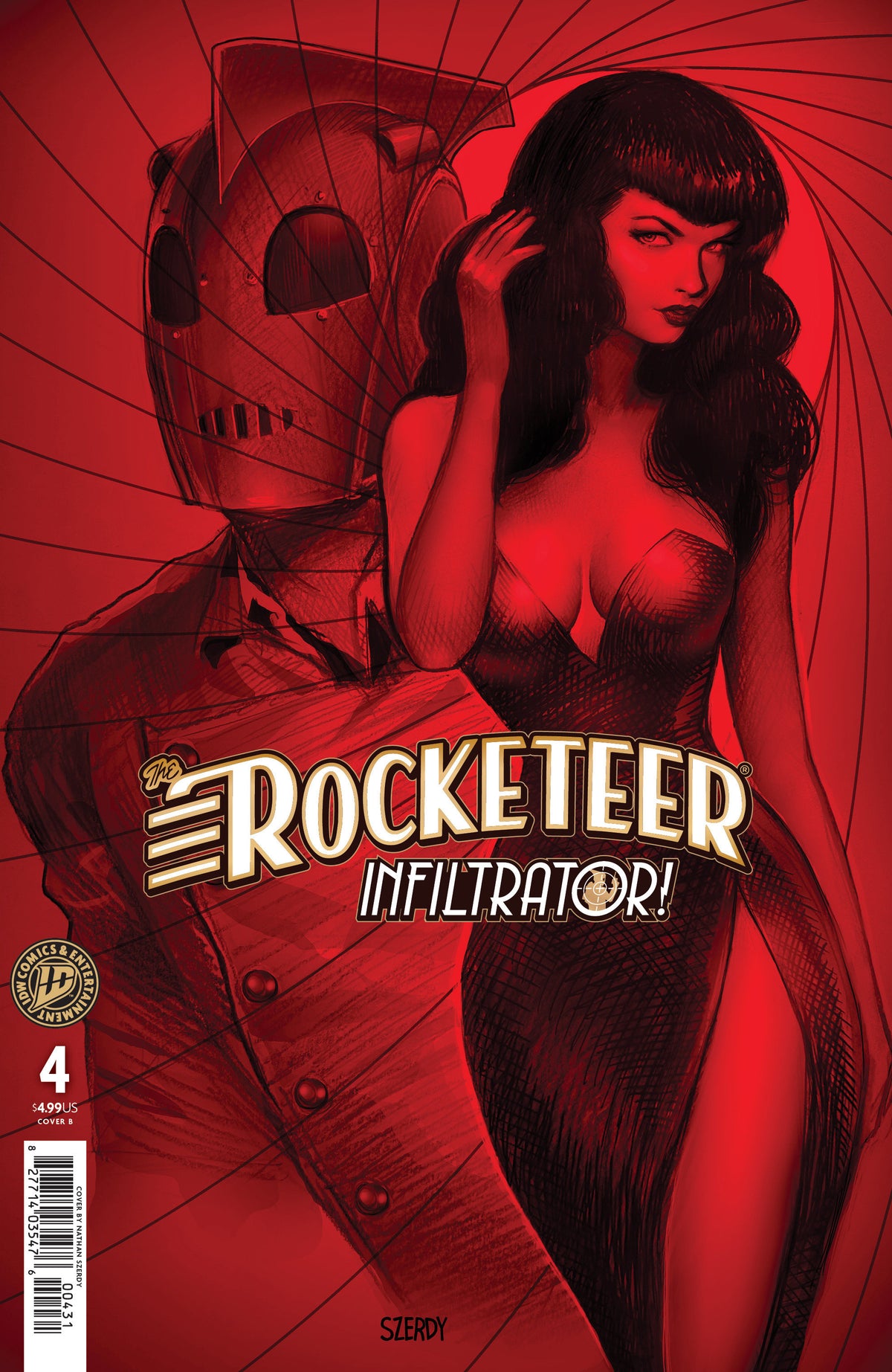 The Rocketeer: Infiltrator! #4 Variant B (Szerdy) (Pre-Order by 09/21/26 | Est. In-Store: 10/28/26 | Ships after release)