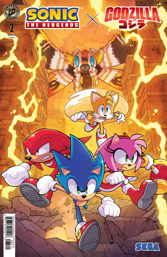 Sonic the Hedgehog x Godzilla #2 Cover A (Lawrence) (Pre-Order by 07/27/26 | Est. In-Store: 09/02/26 | Ships after release)